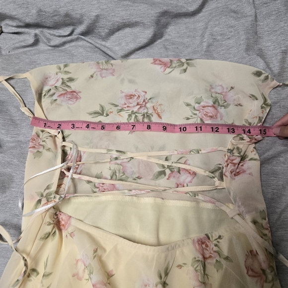 Princess Polly WATSON MINI DRESS YELLOW - Picture 7 of 9